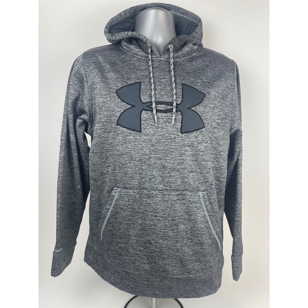 Under Armour Storm1 Hoodie Men’s S Charcoal Embroidered Kangaroo Pouch